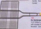Six Hamburger Grill basket