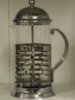 4-Cup French Coffee / Tea Press Chrome, Glass